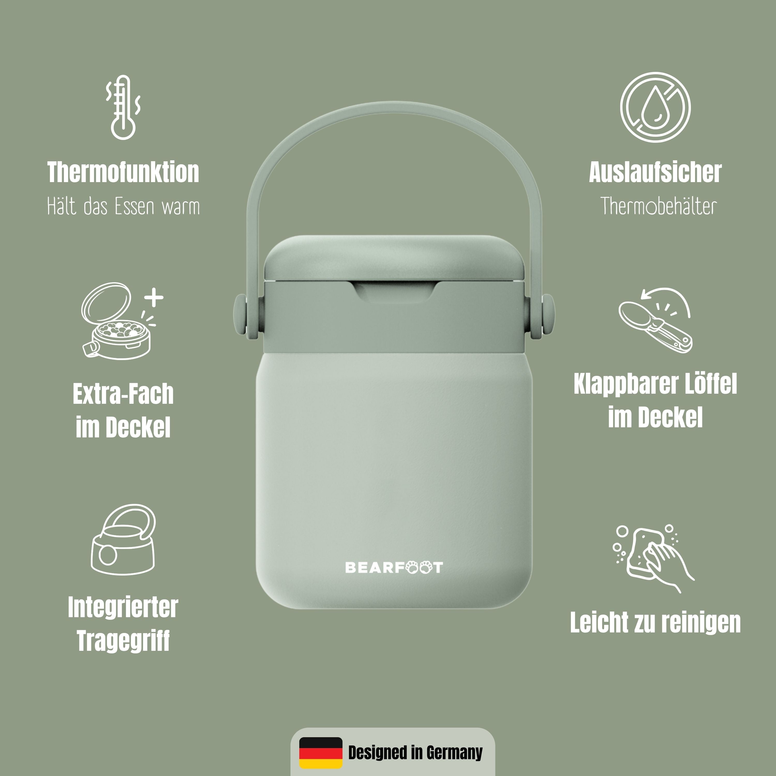 Thermobehälter Kinder Edelstahl - Sabei