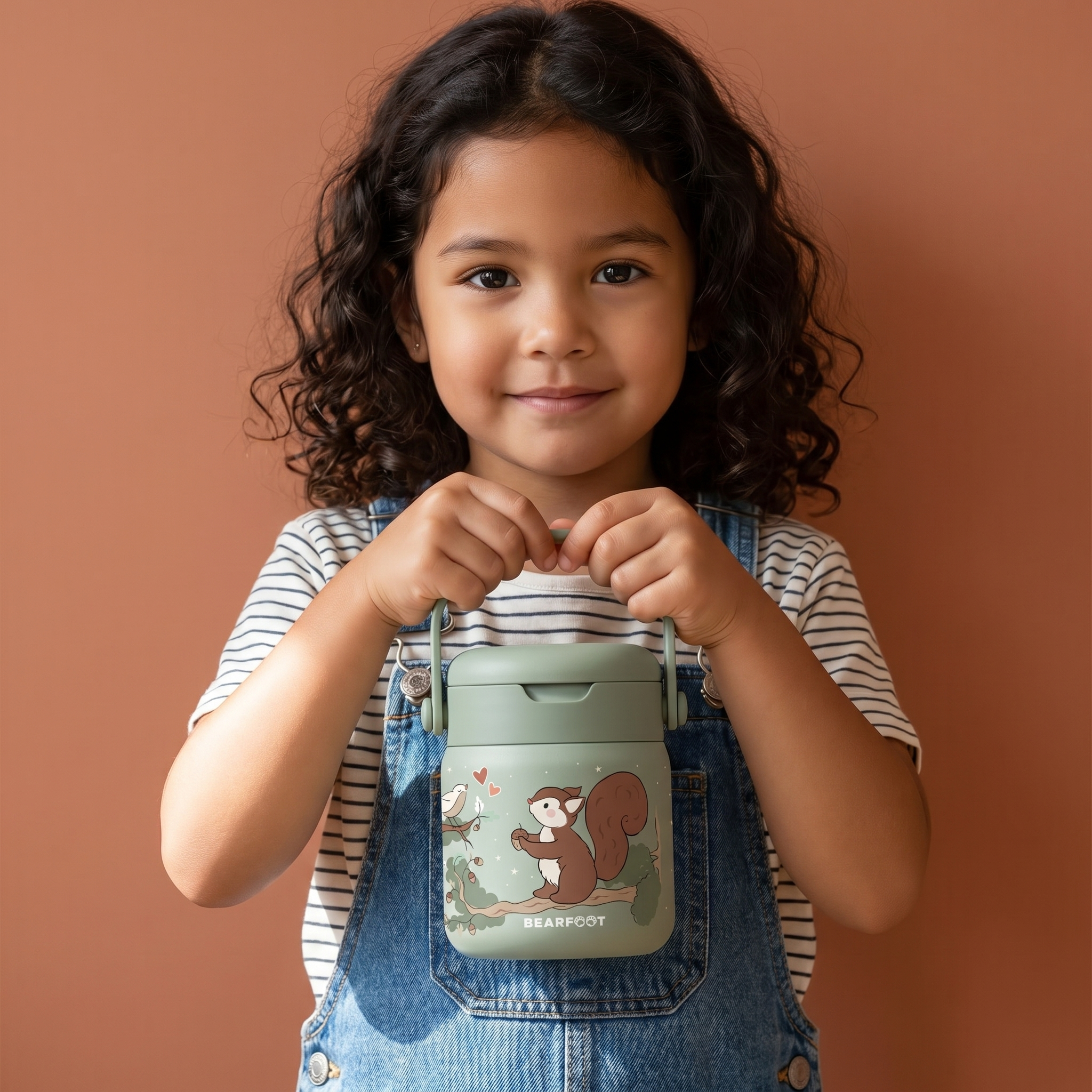 Thermobehälter Kinder Edelstahl - Eichhörnchen Sabei