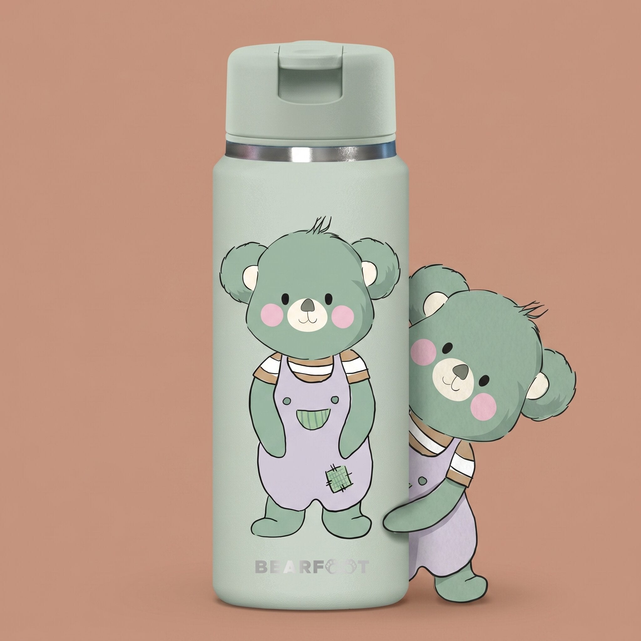 TINY Thermo Kinder Trinkflasche Edelstahl - Koala