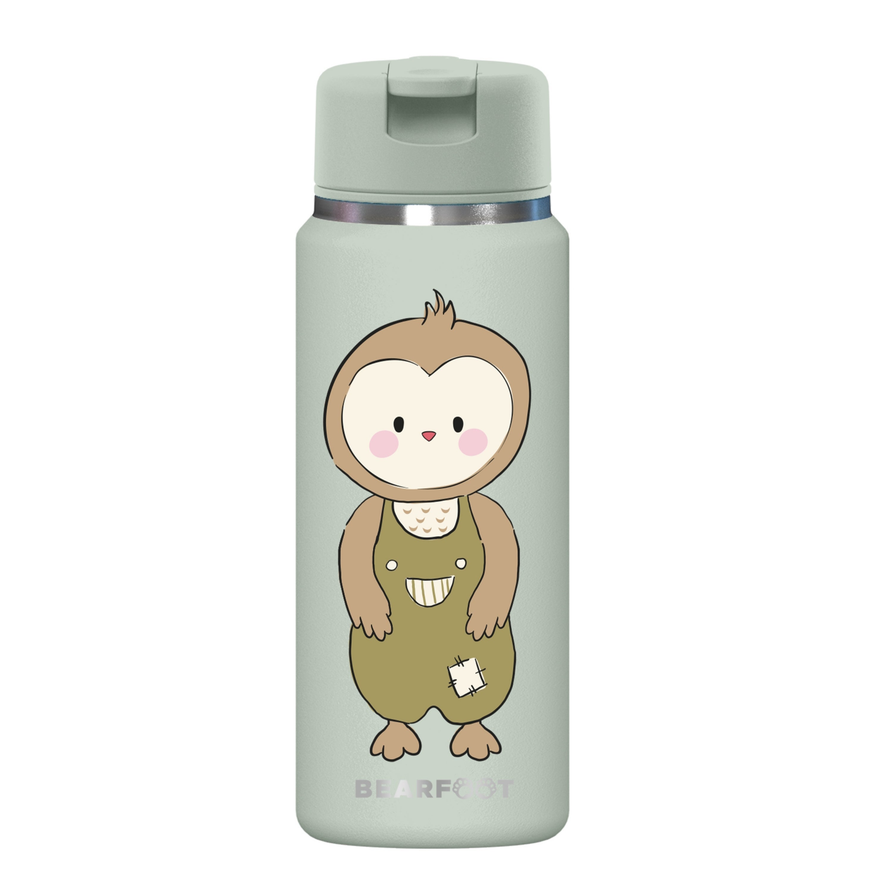TINY Thermo Kinder Trinkflasche Edelstahl - Eule