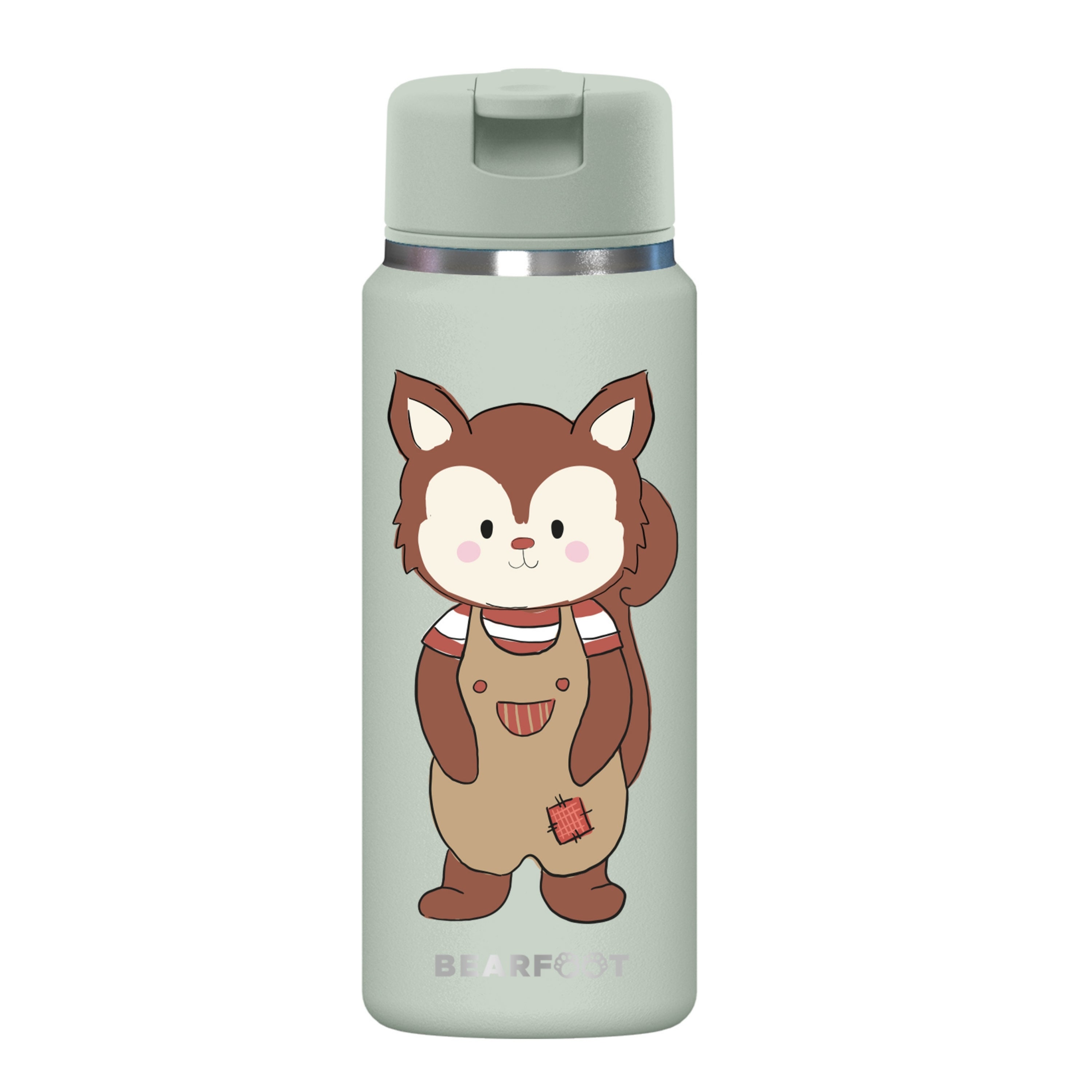 TINY Thermo Kinder Trinkflasche Edelstahl - Eichhörnchen