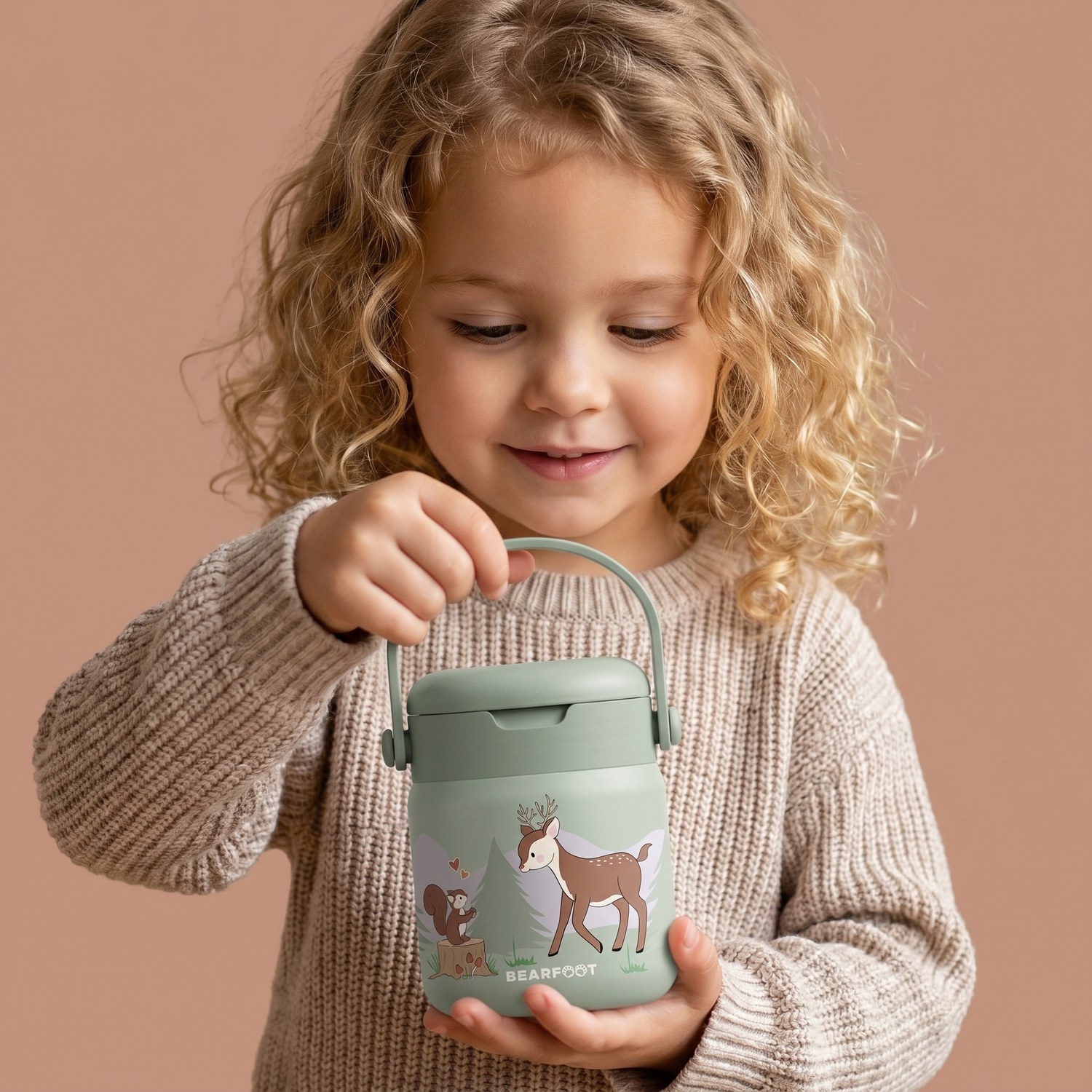 Thermobehälter Kinder Edelstahl - Reh Sabei
