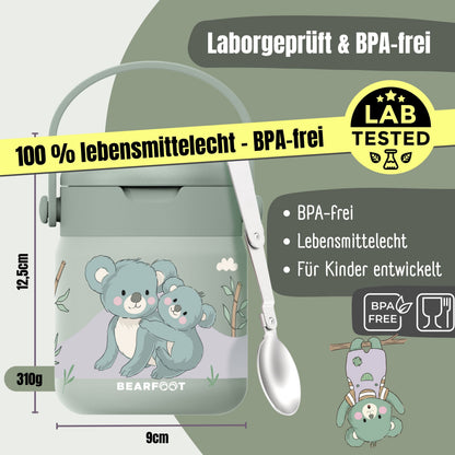 Thermobehälter Kinder Edelstahl - Koala Sabei