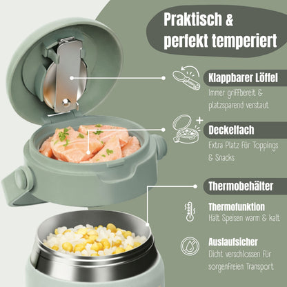 Thermobehälter Kinder Edelstahl - Eule Sabei