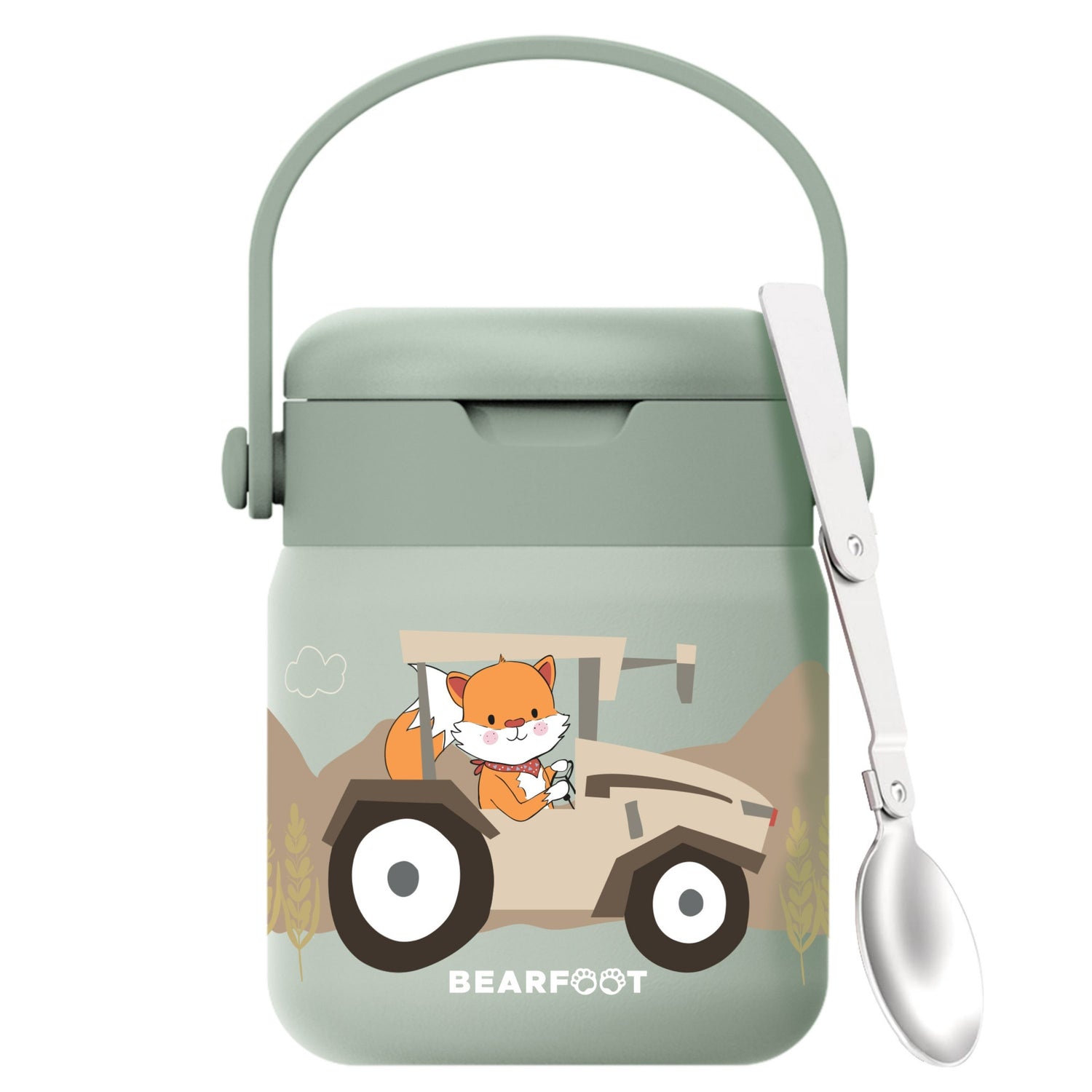 Thermobehälter Kinder Edelstahl - Traktor Sabei