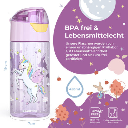 Unicorn Bundel - Bento Box M &amp; Drinkfles 450ml