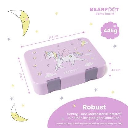 Unicorn Bundel - Bento Box M &amp; Drinkfles 450ml