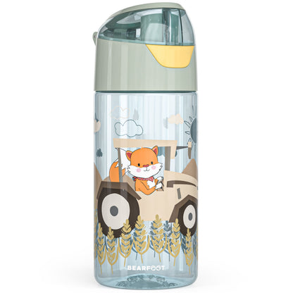 Trinkflasche Kinder, leichte Wasserflasche - Traktor sage