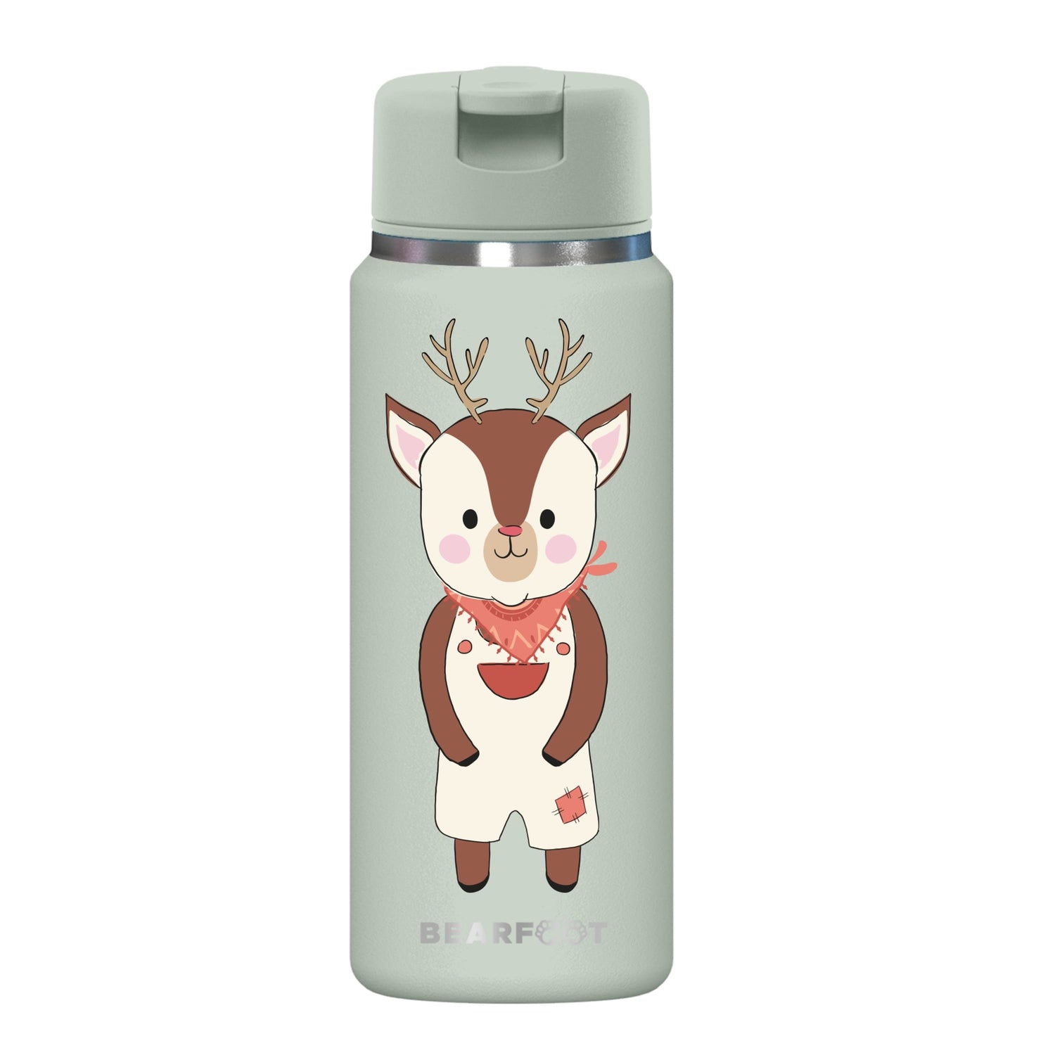 TINY Thermo Kinder Trinkflasche Edelstahl - Reh