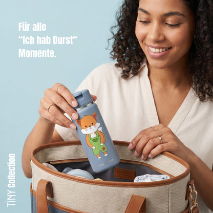 TINY Thermo Kinder Trinkflasche Edelstahl - Fuchs