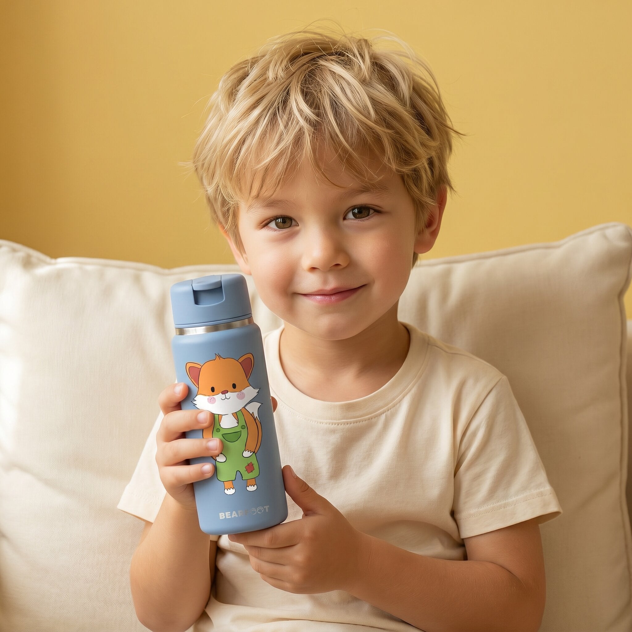 TINY Thermo Kinder Trinkflasche Edelstahl - Fuchs