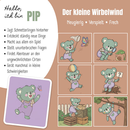 TINY Thermo Kinder Trinkflasche Edelstahl - Koala