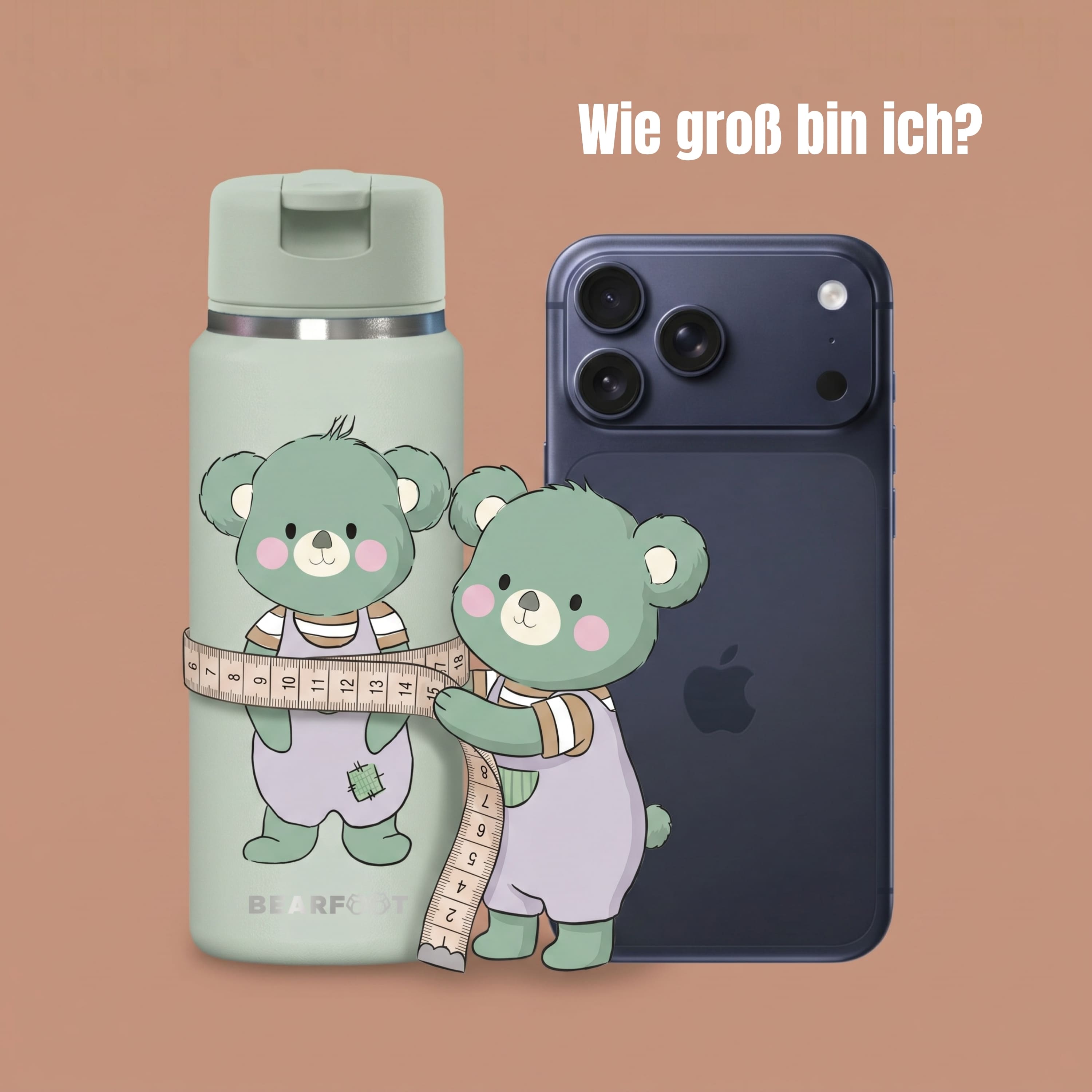 TINY Thermo Kinder Trinkflasche Edelstahl - Koala