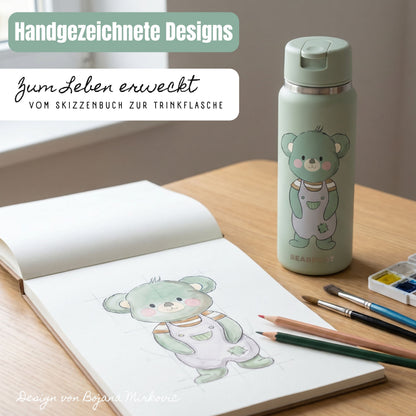 TINY Thermo Kinder Trinkflasche Edelstahl - Koala