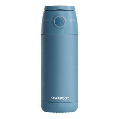 Thermo Kinder Trinkflasche Edelstahl - blau