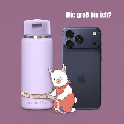 TINY Thermo Kinder Trinkflasche Edelstahl - Lila