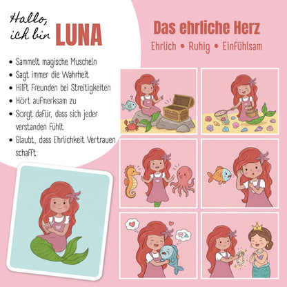 TINY Thermo Kinder Trinkflasche Edelstahl - Meerjungfrau