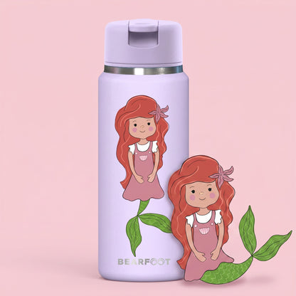 TINY Thermo Kinder Trinkflasche Edelstahl - Meerjungfrau