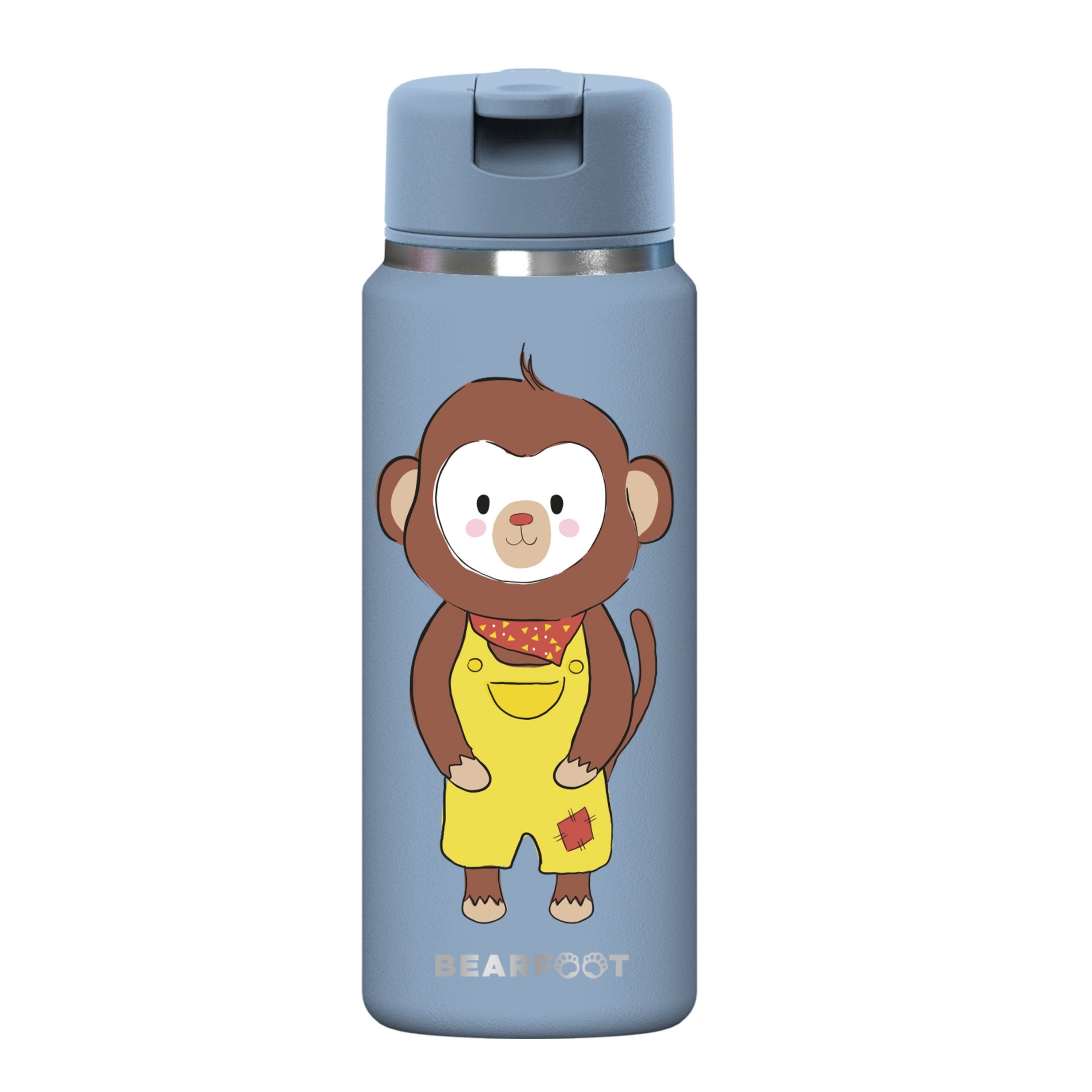 TINY Thermo Kinder Trinkflasche Edelstahl - Affe