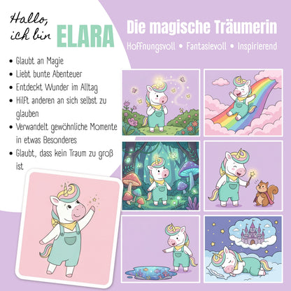 TINY Thermo Kinder Trinkflasche Edelstahl - Einhorn