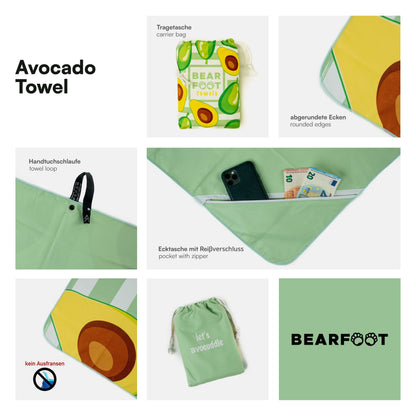 Avocado Strandlaken - Microfiber